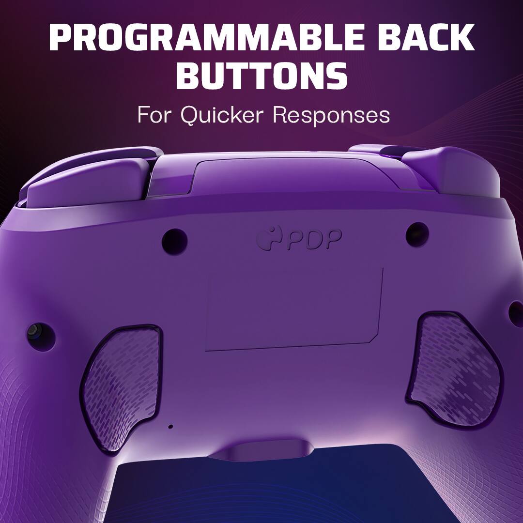 PROGRAMMABLE BACK BUTTONS For Quicker Responses PDP