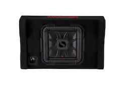KICKER - L7T 12" 2-Ohm Down-Firing Enclsure Subwoofer - Black - Front_Zoom