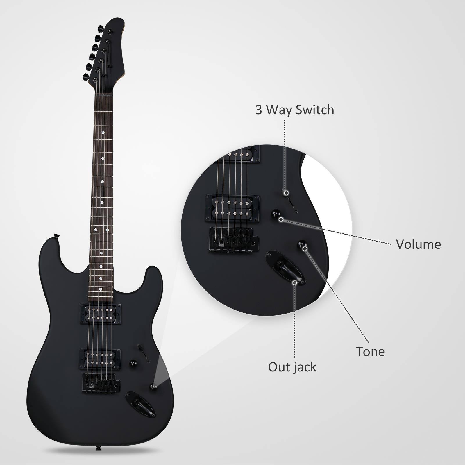 3 Way Switch  
Volume  
Tone  
Out jack