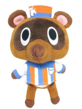 Little Buddy - Animal Crossing 5" Plush: Timmy Store Clerk with Hat - Brown