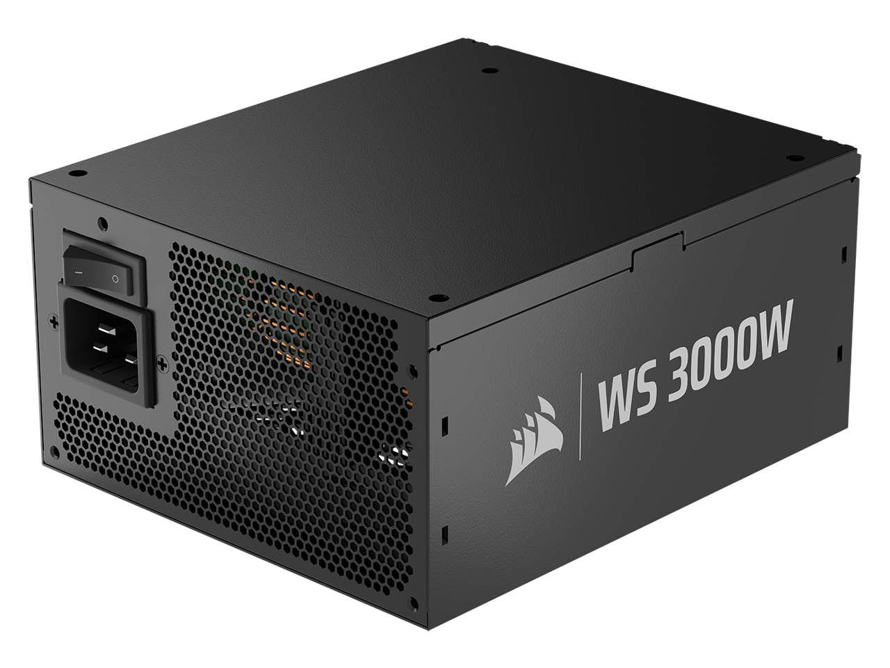 CORSAIR - WS3000 3000W ATX 3.1 Fully Modular PSU, 80+ Platinum, 4x 12V-2x6, PCIe 5.1