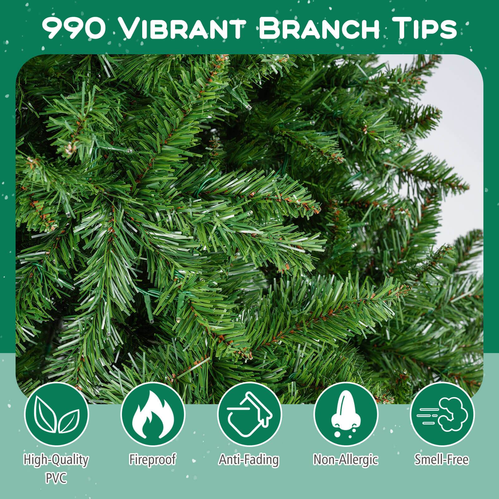 990 Vibrant Branch Tips

- High-Quality PVC
- Fireproof
- Anti-Fading
- Non-Allergic
- Smell-Free