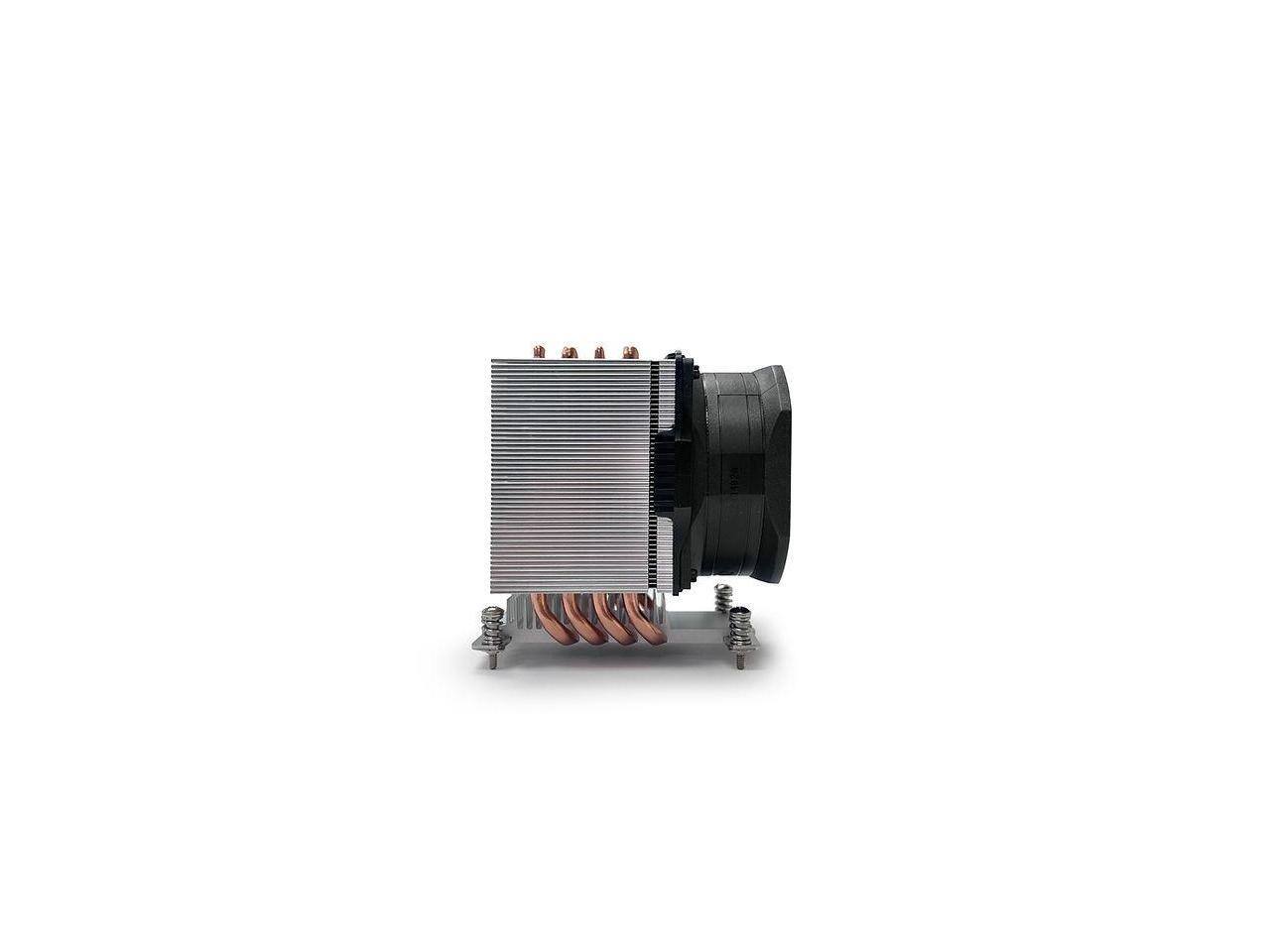 Alt View 1. Dynatron - a56 socket am4/am5 double ball 3u active air cooler - Black.