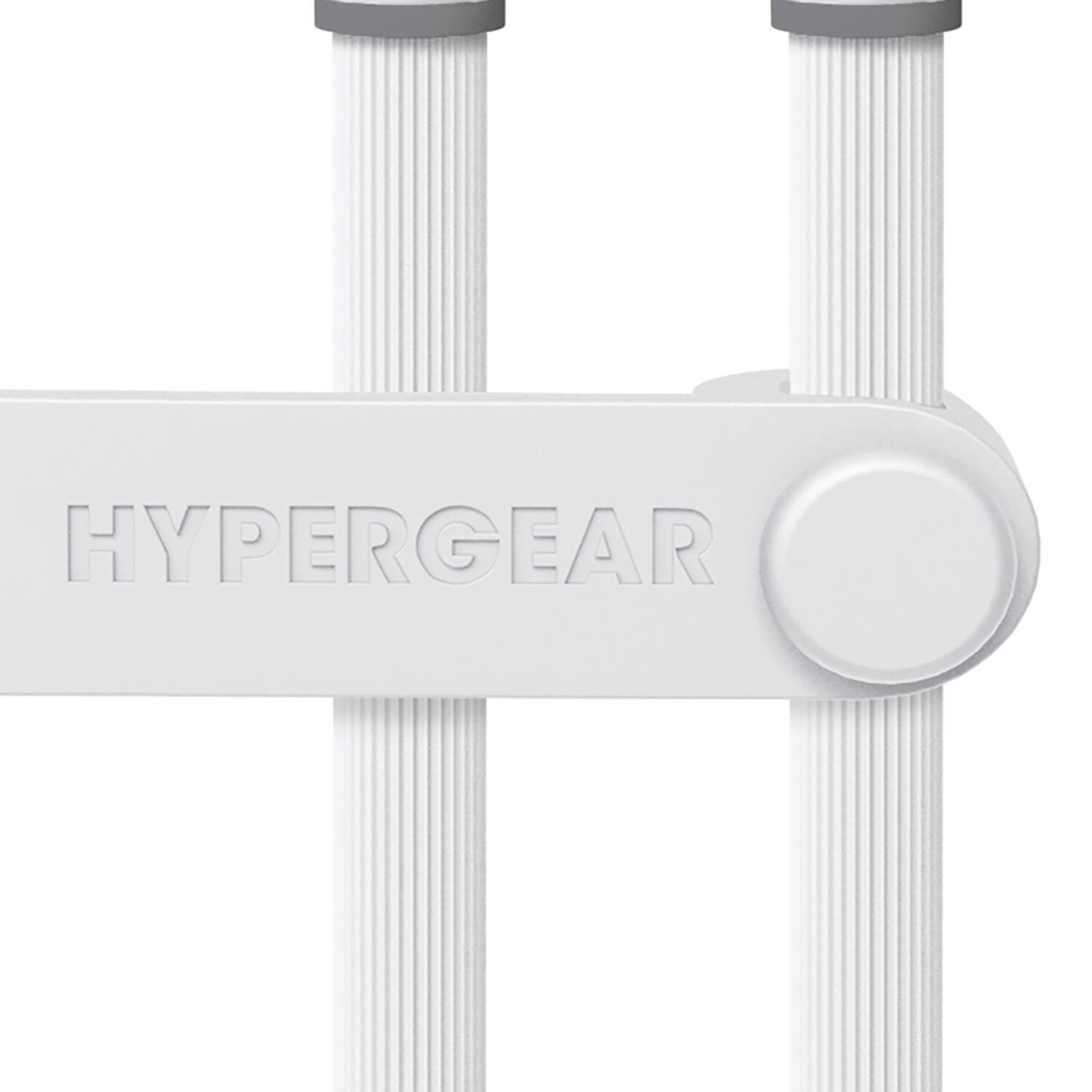 Alt View 2. HyperGear - Hypergear 16054 Flexi Pro Usb-c To Usb-c Soft-touch Silicone Fast Charge And Sync Cable (15 Ft.; White) - white.