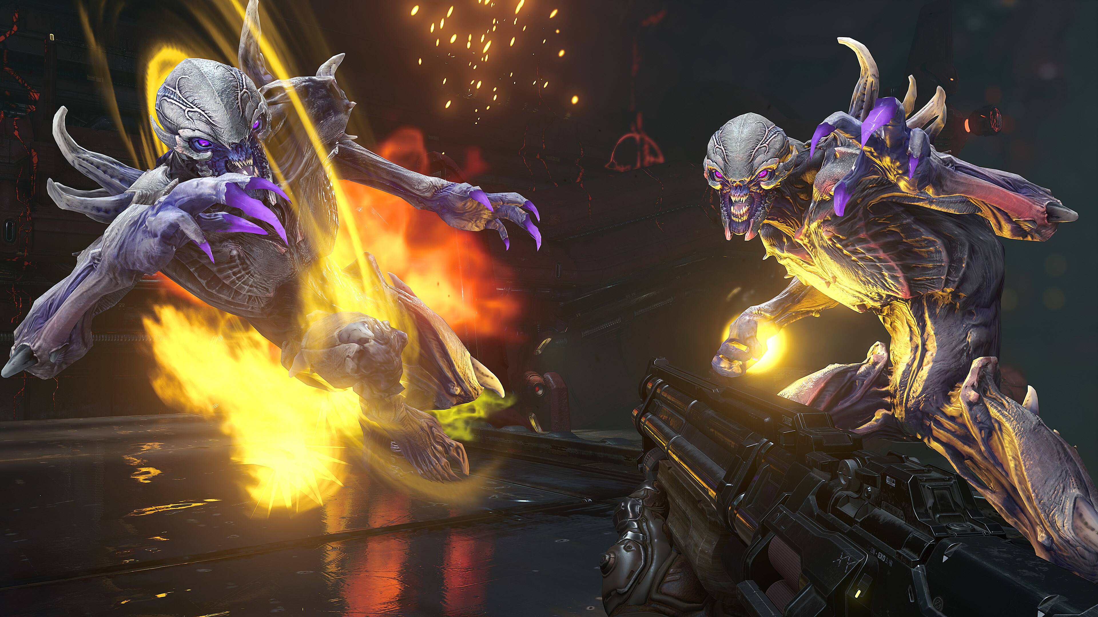 Left. Bethesda - DOOM Eternal: The Ancient Gods - Part Two.