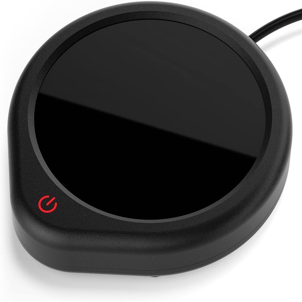 Front. Schertz - Coffee Mug Warmer with Auto Shut-Off & Smart Temp Control – Black - Dark Black.