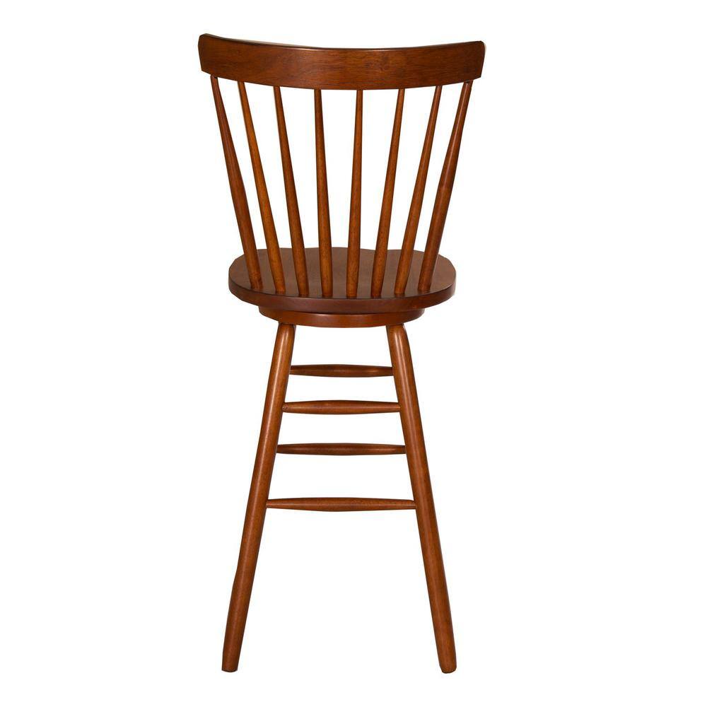 Front. Liberty Furniture Industries - Creations 30 Inch Copenhagen Stool - Tobacco in Various - Brown.