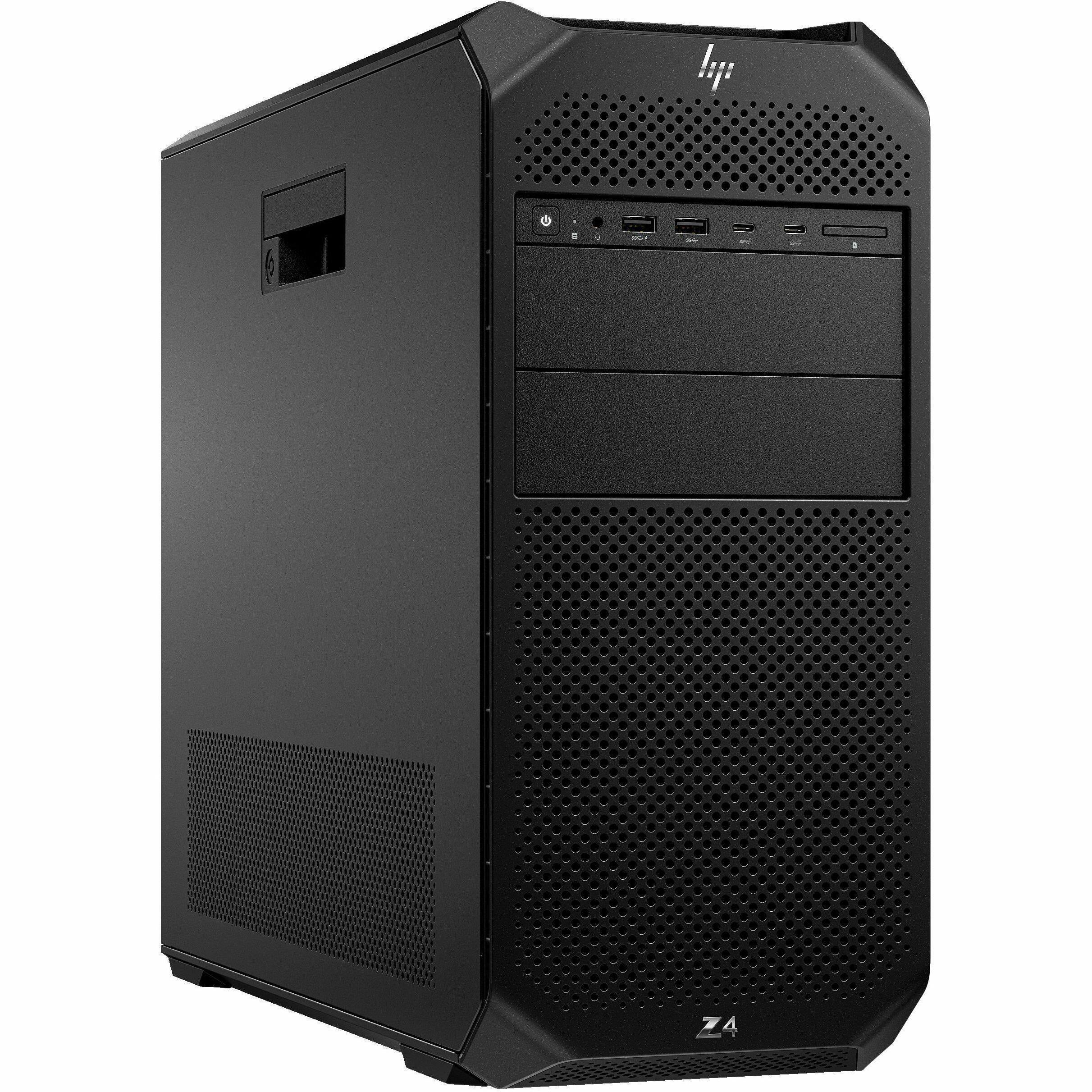 Alt View 1. HP - HP Z4 G5 Workstation - 1 Xeon w3-2423 - 16 GB - 512 GB SSD - Tower - Smart Buy - Intel W790 Chip - Windows 11 Pro - 4 GB - Black.