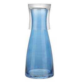 American Atelier - Bedside Carafe with Clear Tumbler, 2-Piece Set 33.82 OZ - Blue