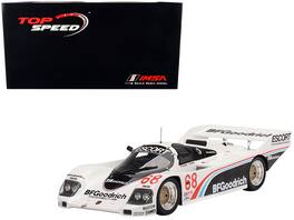 Porsche 962 #68 Darin Brassfield - John Morton BFGoodrich IMSA Road America 500 Miles (1986) 1/18 Model Car by Top Speed - Multicolor