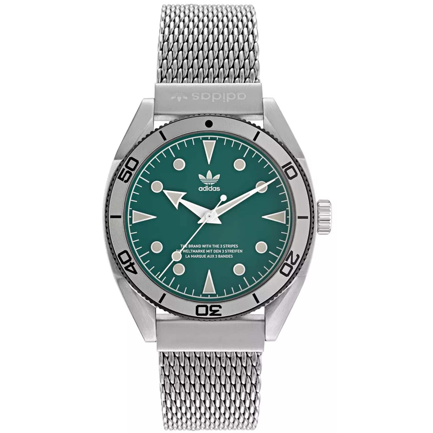 adidas - Men's Originals Fashion Edition Two Dial Watch - AOFH22005 - Green