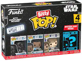 Funko - Bitty POP!: Star Wars: The Empire Strikes Back S2 - Vader 4-Pack - Collectibles - Multicolor