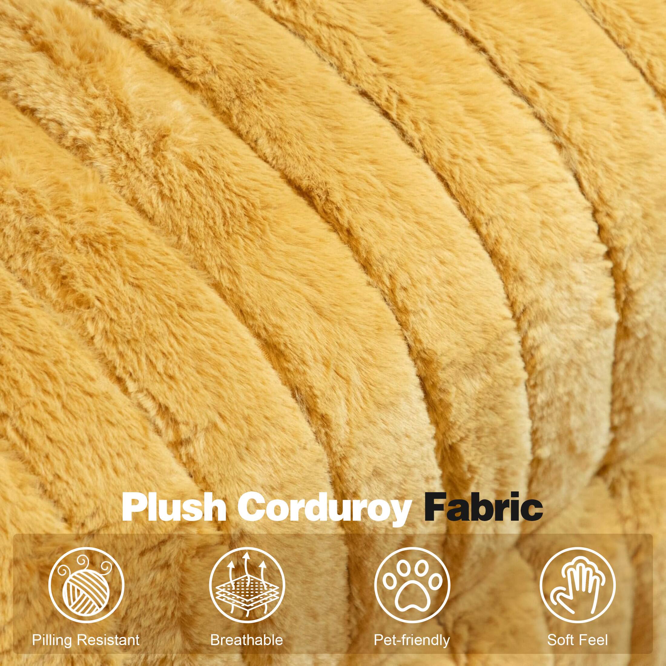 Plush Corduroy Fabric

- Pilling Resistant
- Breathable
- Pet-friendly
- Soft Feel