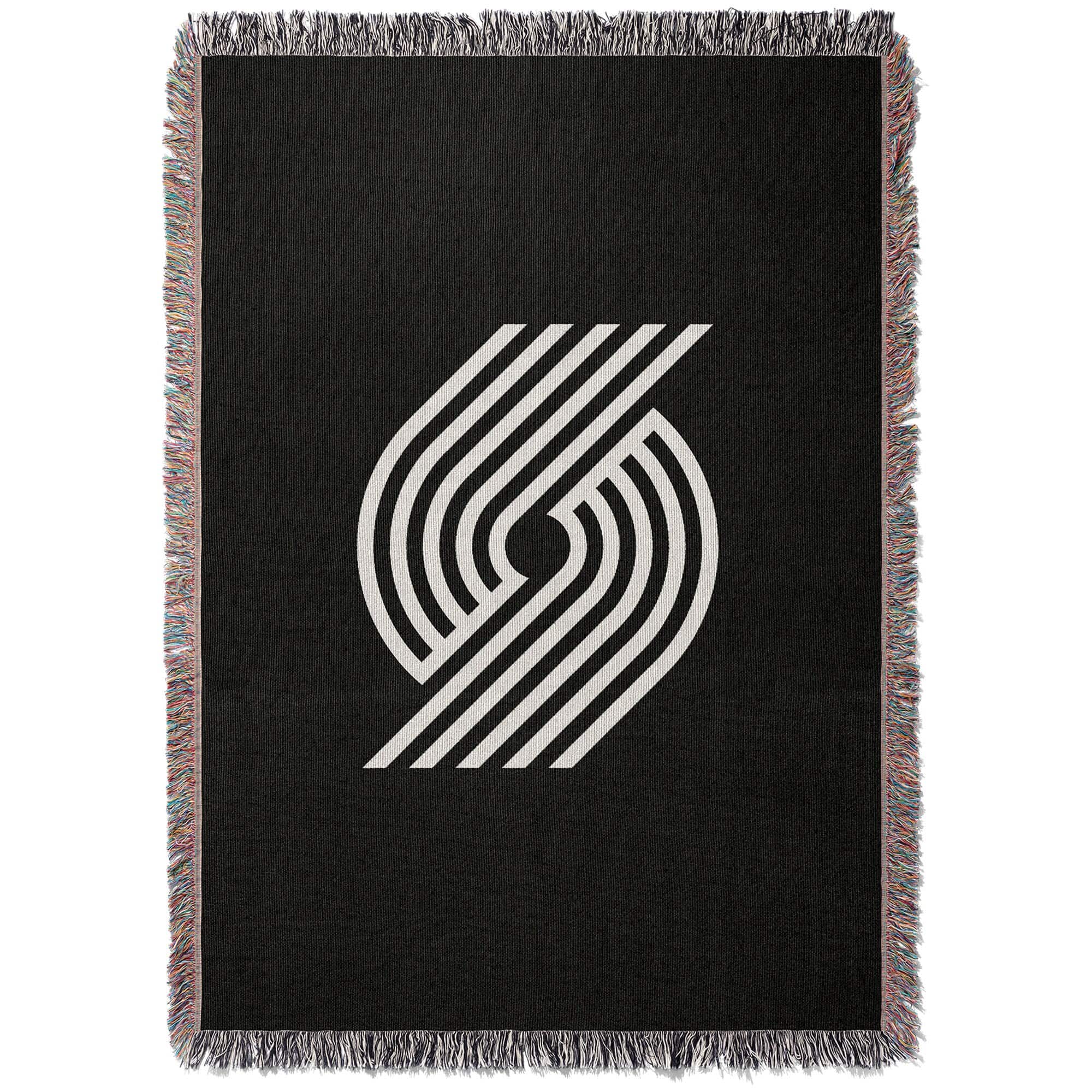 Chad & Jake - Portland Trail Blazers Woven Blanket - Black