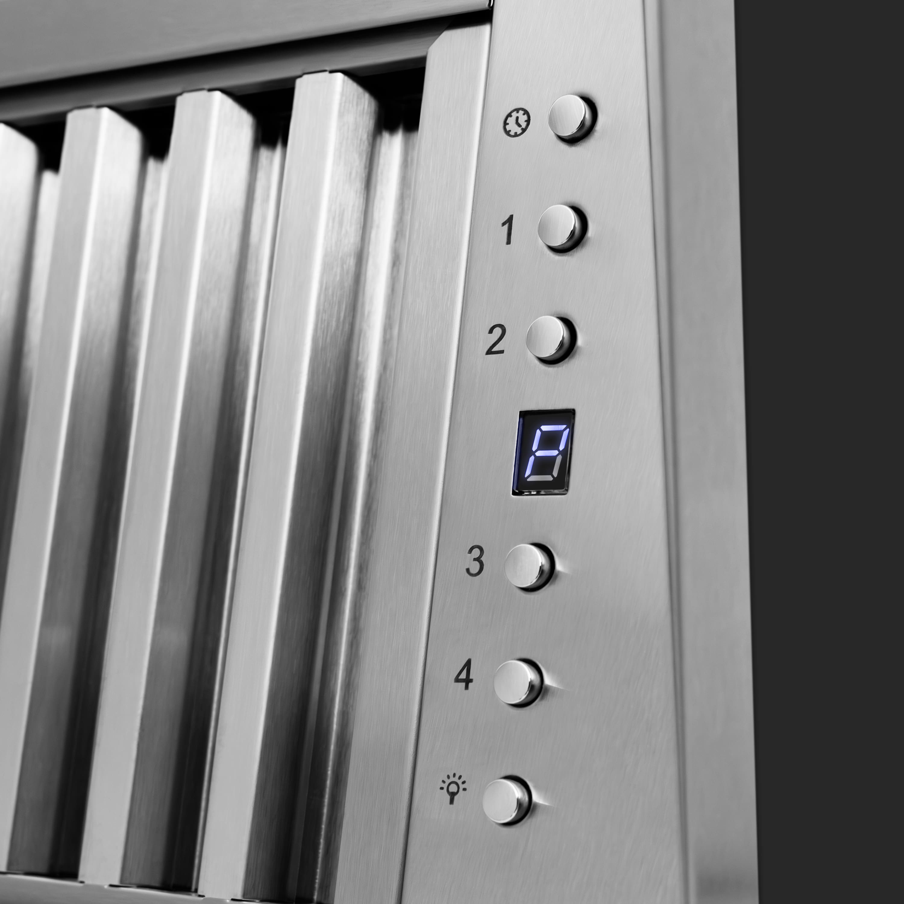 Alt View 2. ZLINE - ZLINE 36 in. Wooden Wall Mount Range Hood in Rustic Black Finish (355CC-36) - Black.