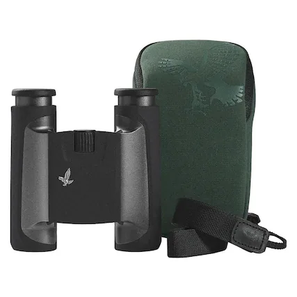 Front. Swarovski - Swarovski 8x25 CL Pocket Binoculars (Anthracite, Wild Nature Field Bag).