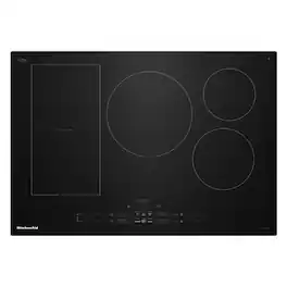 KitchenAid - 30" Temp Cook™ Induction Cooktop with 5 Cooking Zones - Black