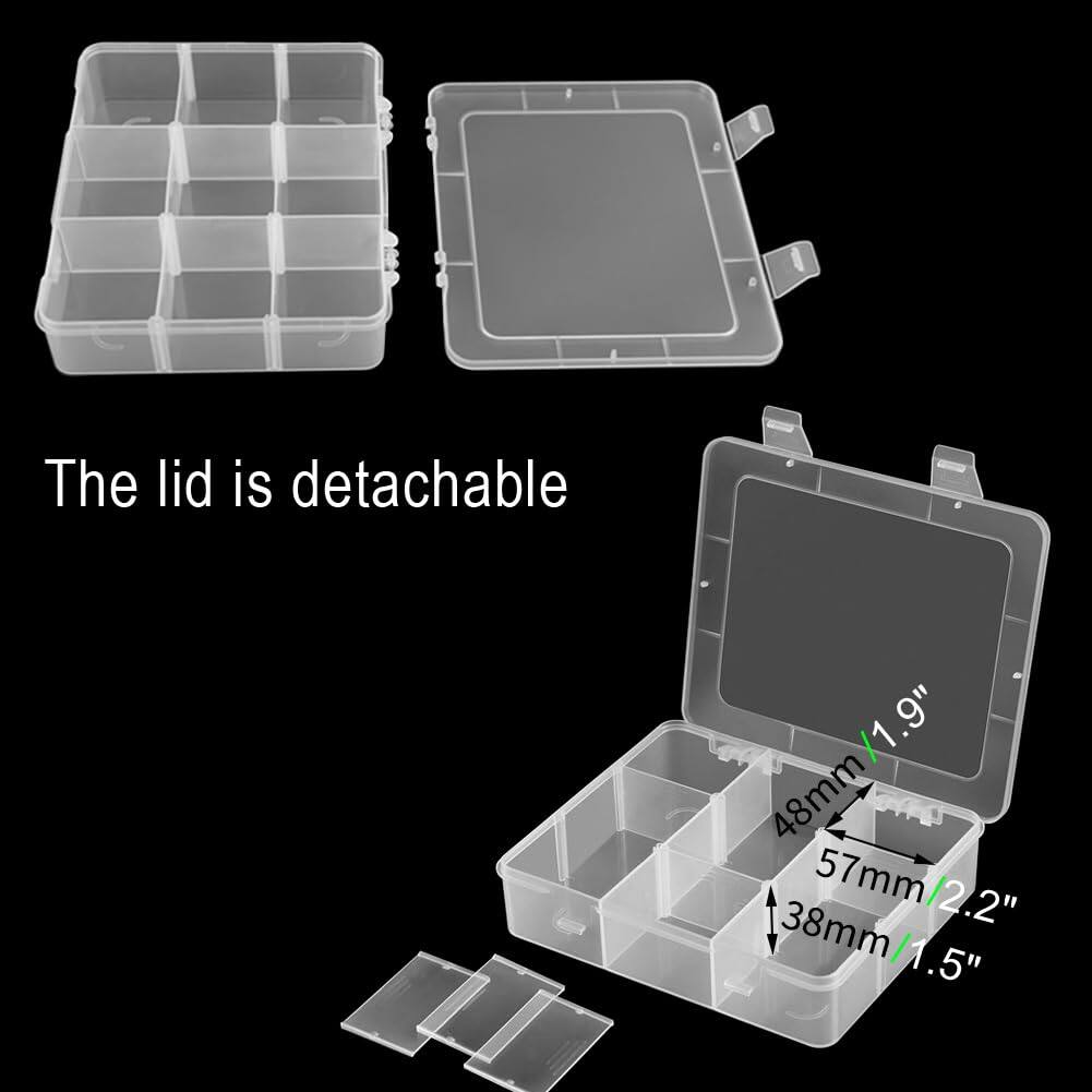 Dapper Styles 9 Grids Plastic Storage Compartment Organizer Container ...