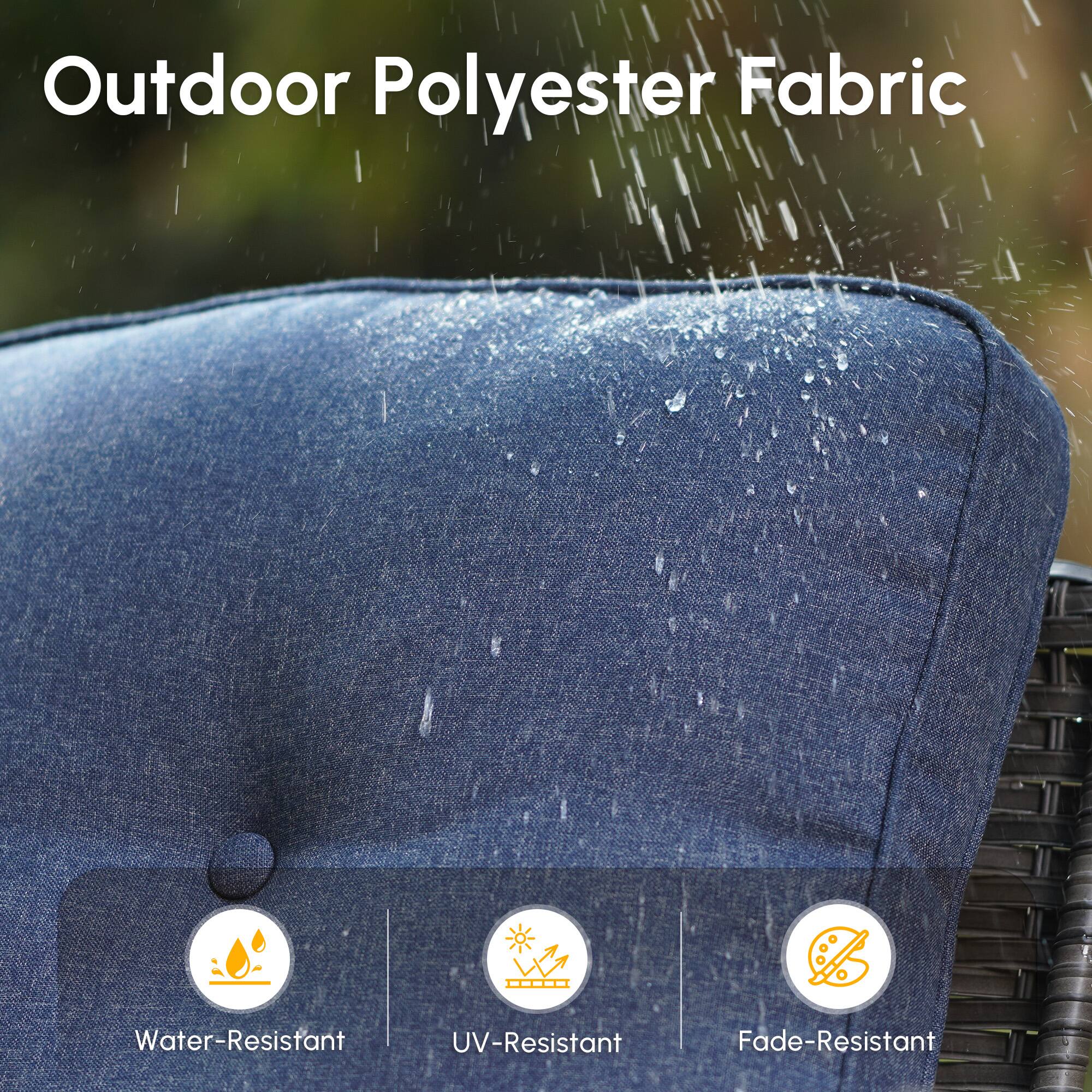 Outdoor Polyester Fabric

- Water-Resistant
- UV-Resistant
- Fade-Resistant