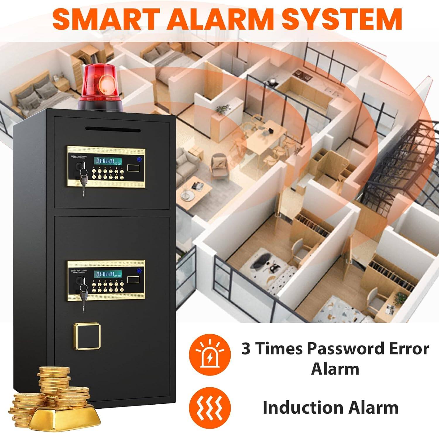 SMART ALARM SYSTEM

3 Times Password Error Alarm

Induction Alarm