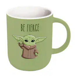 Star Wars - Grogu "Be Fierce" 16oz Cappucino Mug - Green