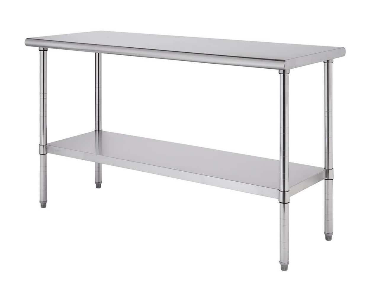 Front. TRINITY - TRINITY EcoStorage® | 60x24x35 | Stainless Steel Workbench | NSF - Stainless Steel.