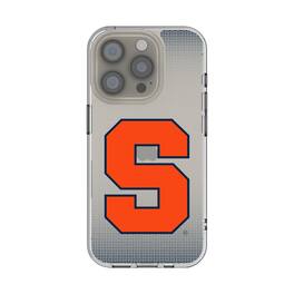 Keyscaper - NCAA - Syracuse Orange Linen Logo iPhone Clear Case - 15 - Multicolor