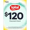 $120 Total Wireless Payment Card For use with Total Wireless Account to purchase Total Wireless products or service. Terms apply, please see reverse for details.