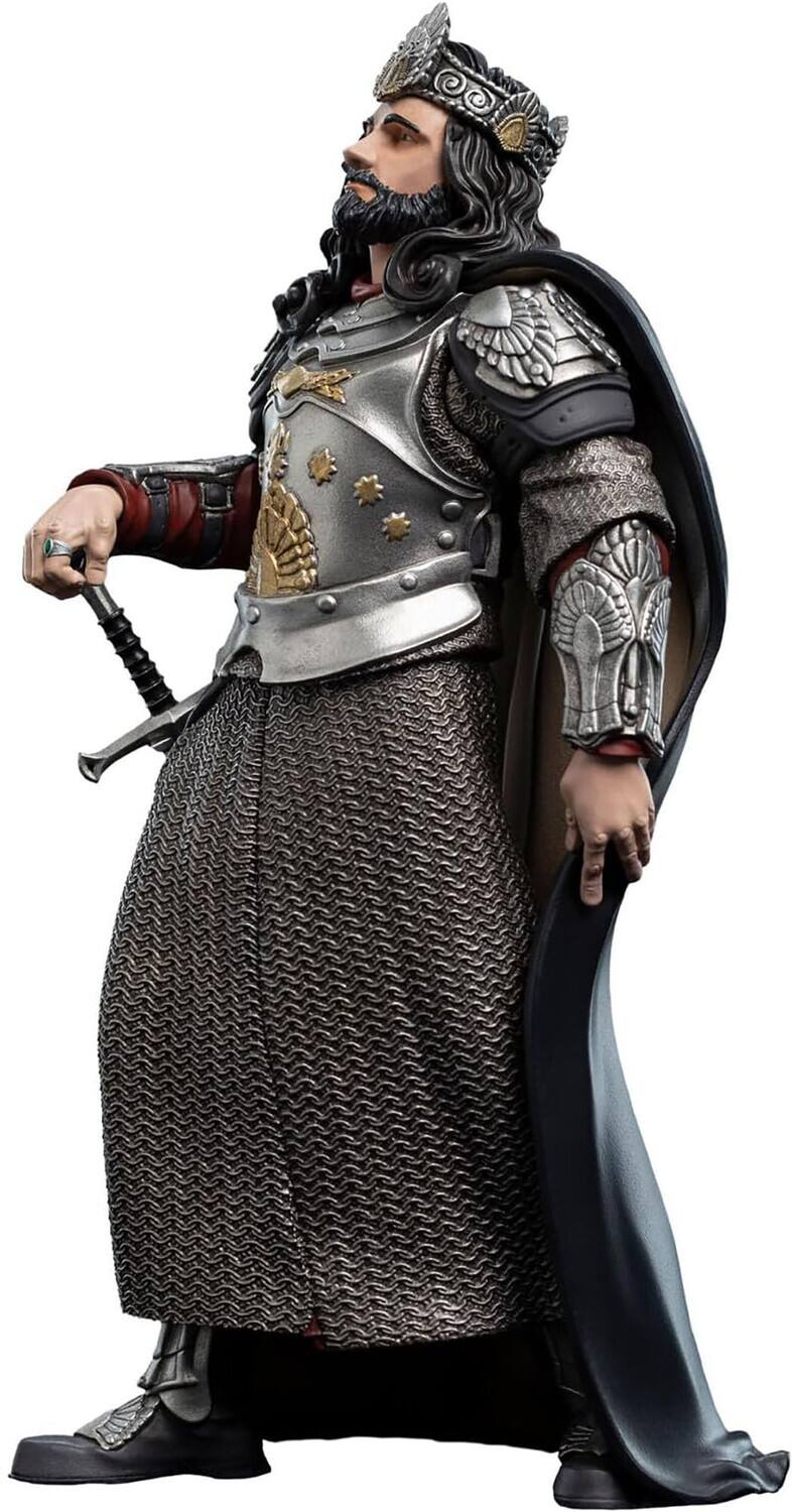 Alt View 3. Weta Workshop - WETA Workshop Mini Epics - The Lord of the Rings Trilogy - King Aragorn   - COLLECTIBLES - Multicolor.