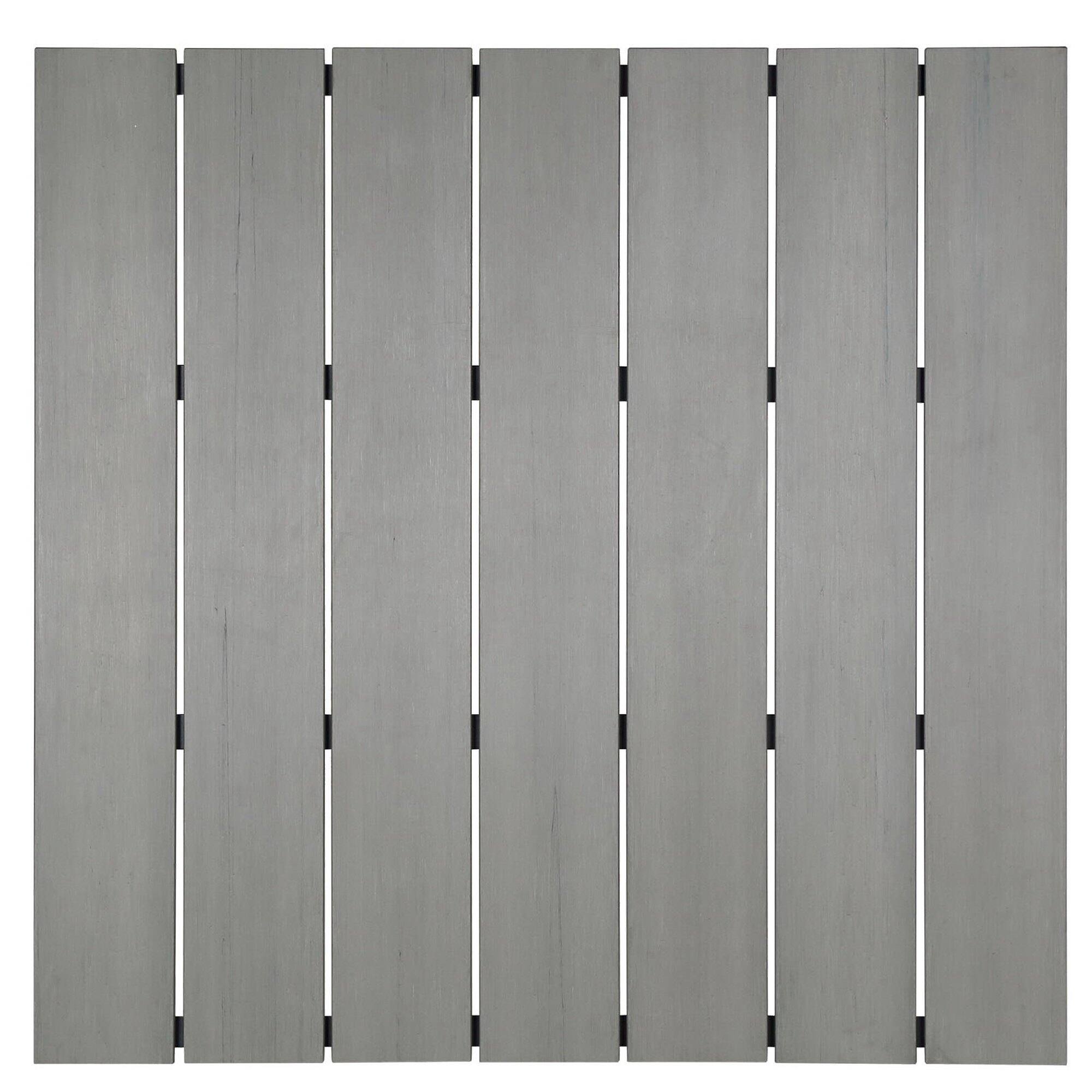 Left. Modway - Maine 40" Outdoor Patio Dining Table by Modway - Brown Gray.