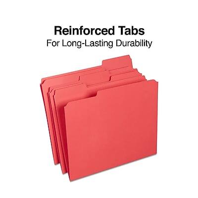 Reinforced Tabs  
For Long-Lasting Durability