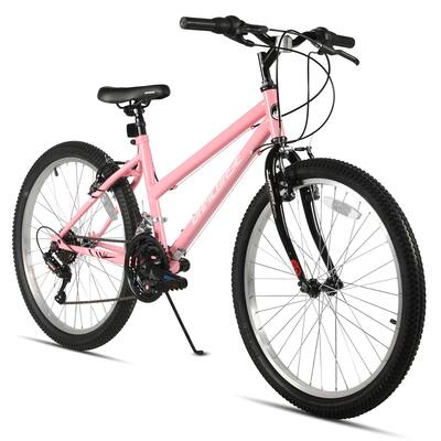 HILAND BAMCBASE Lavender 24'' Step through Mountain Bike with 18 HILAND BAMCBASE Lavender 24'' Step through Mountain Bike with 18