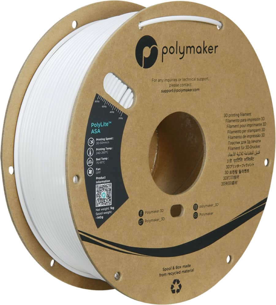 Polymaker - ASA Filament - White