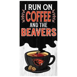 Fan Creations - Oregon State Beavers 6" x 12" Coffee Wall Art - Multicolor