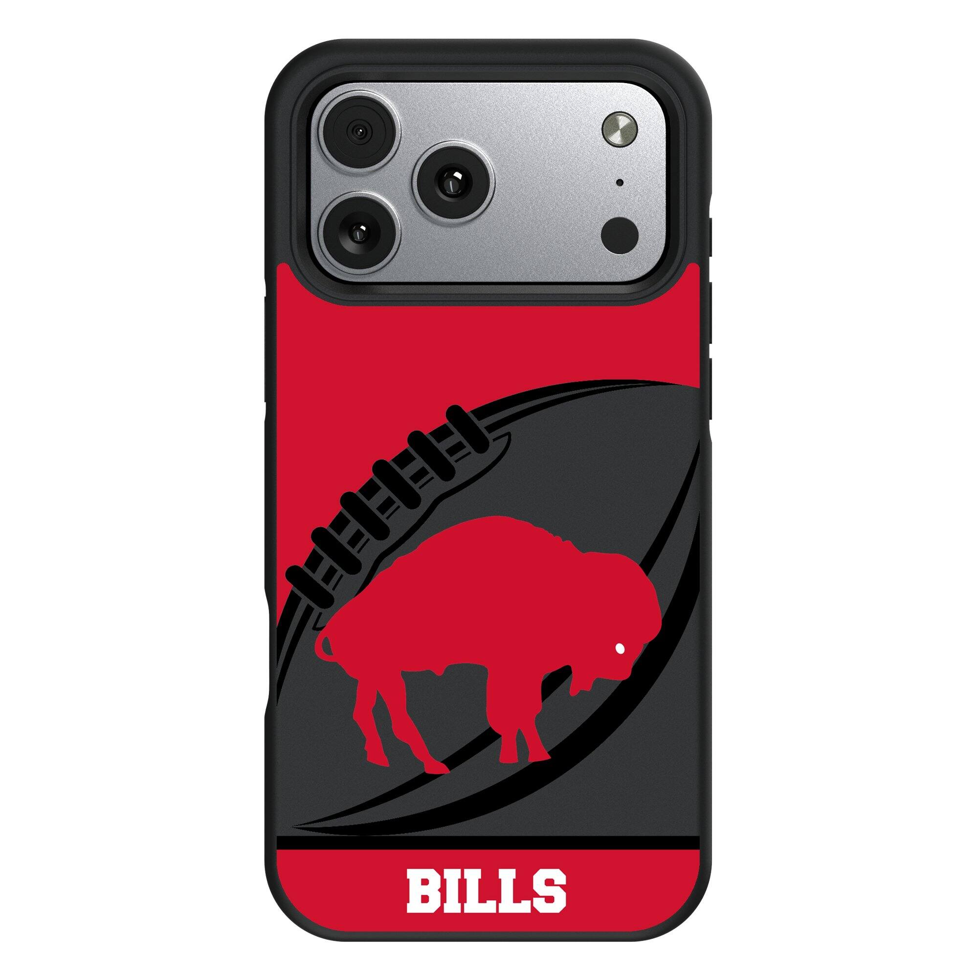 Front. Keyscaper - Buffalo Bills Bump Case with 8.2ft Drop Protection - 16 - Multicolor.
