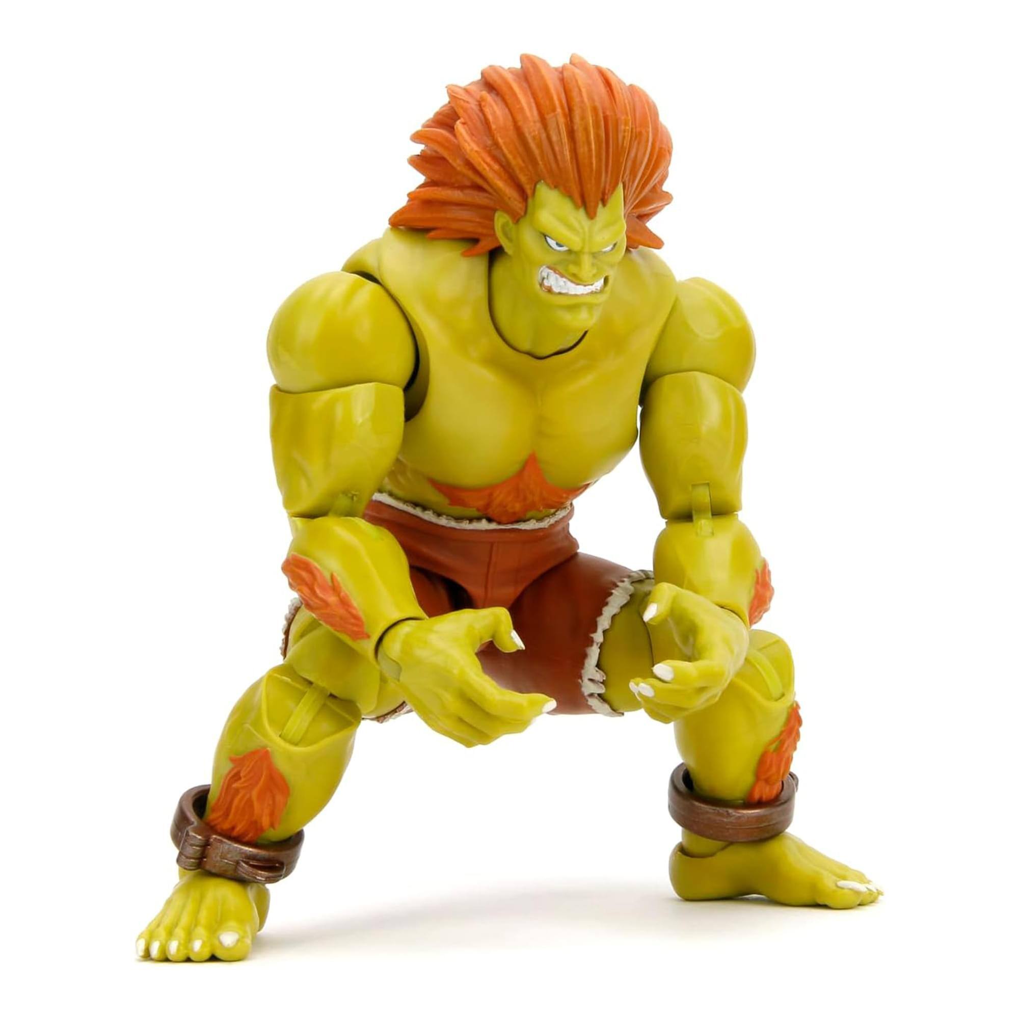 Alt View 10. Jada Toys - Jada Toys - Street Fighter II - Blanka Deluxe 1:12 Scale Action Figure   - Collectibles - Multicolor.