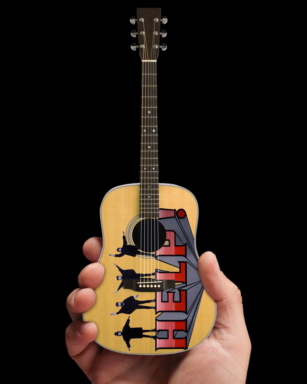 Alt View 3. Axe Heaven - The Beatles - Axe Heaven Fab Four Help! Tribute Mini Acoustic Guitar Replica FF-003   - Collectibles - Multicolor.