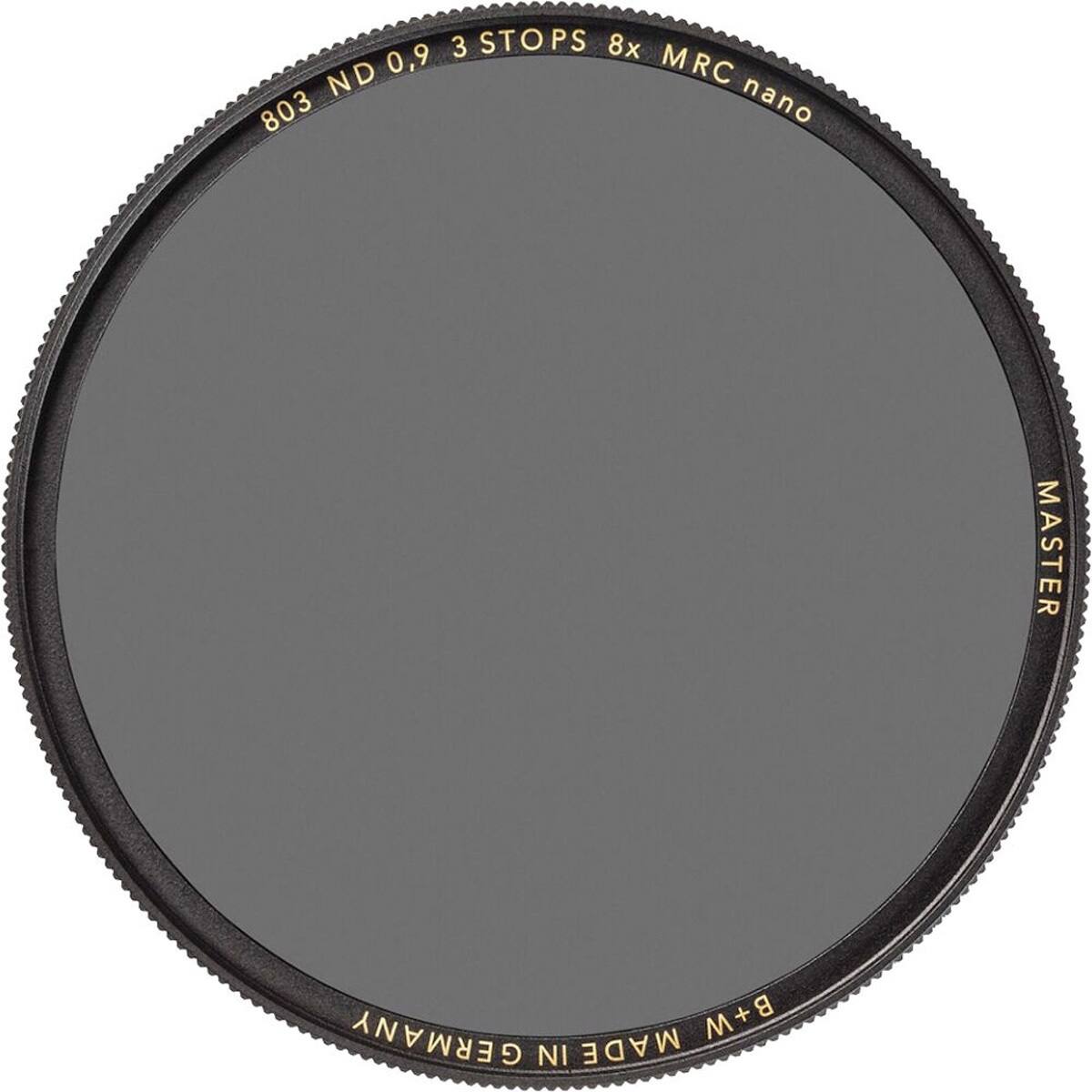 803 ND 0.9 3 STOPS 8x MRC nano  
MASTER  
B+W MADE IN GERMANY
