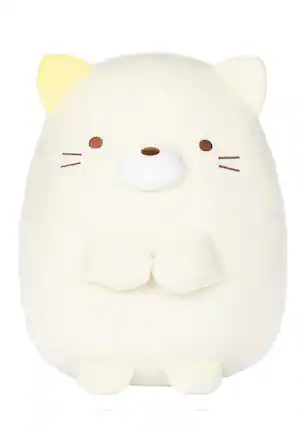 Front. Sumikkogurashi - Sumikko Gurashi 9 Inch Plush - Neko White Cat - White.