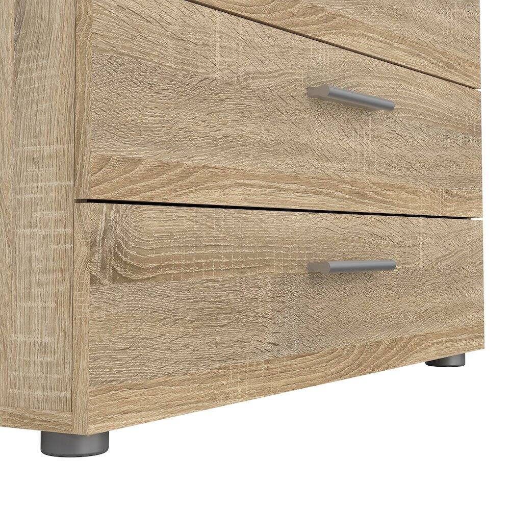 Alt View 1. Tvilum - Austin 4 Drawer Chest, Oak Structure - Brown.