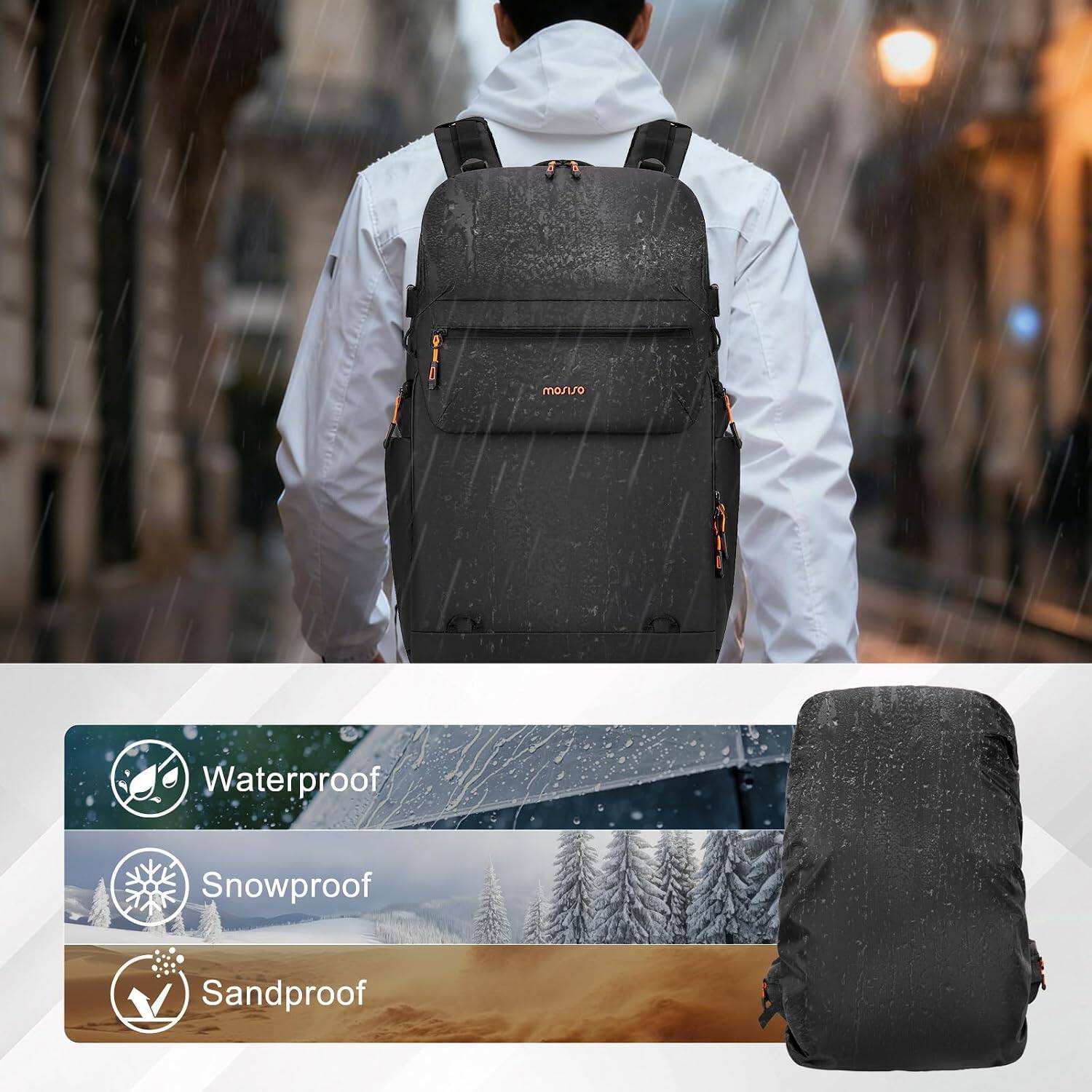 Waterproof  
Snowproof  
Sandproof