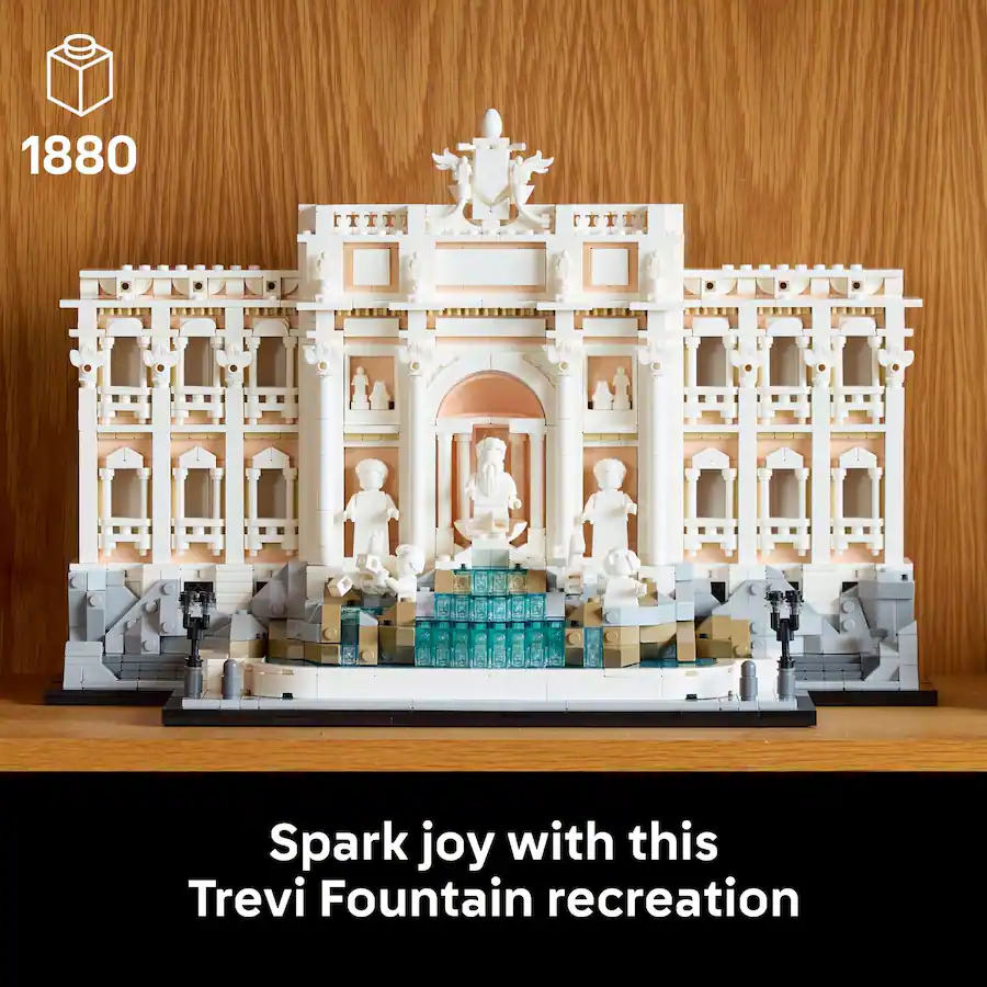 LEGO Architecture Trevi Fountain Building Set for Adults 21062
