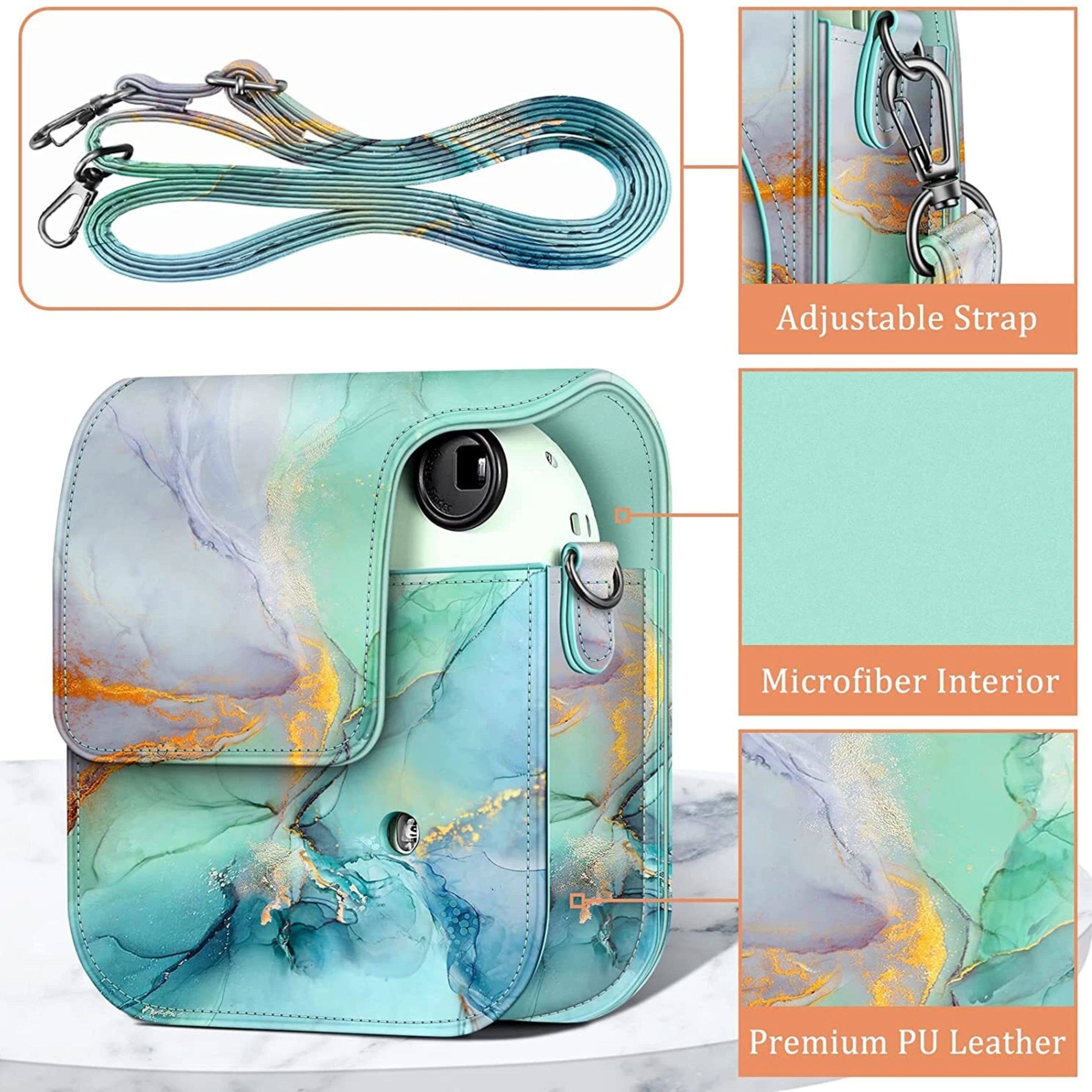 Adjustable Strap, Microfiber Interior, Premium PU Leather