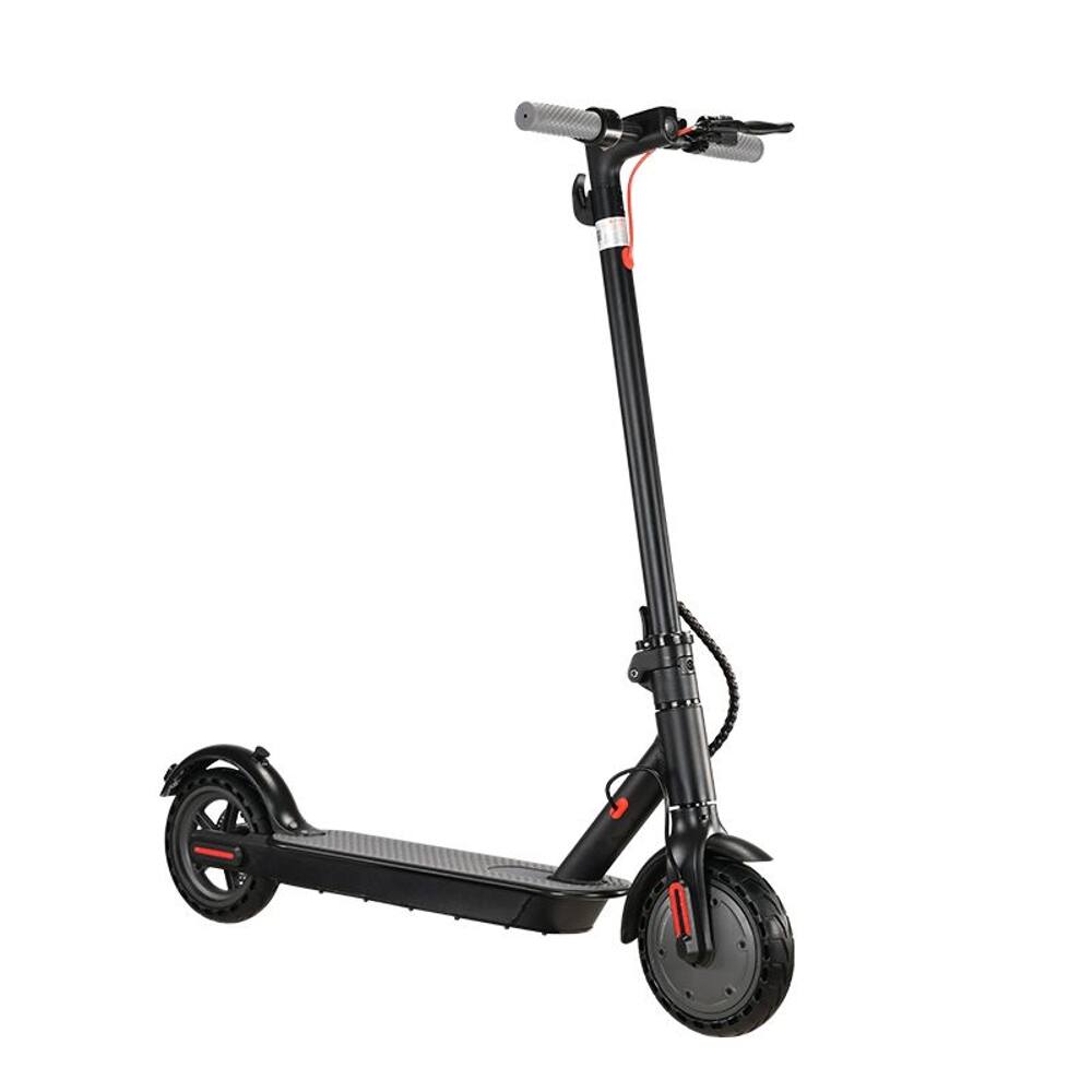 Back. Loheer - Loheer 350W Folding Electric Scooter with 8.5 Inch Tires for Adults Eco-Friendly Commuter E-Scooter - Black.