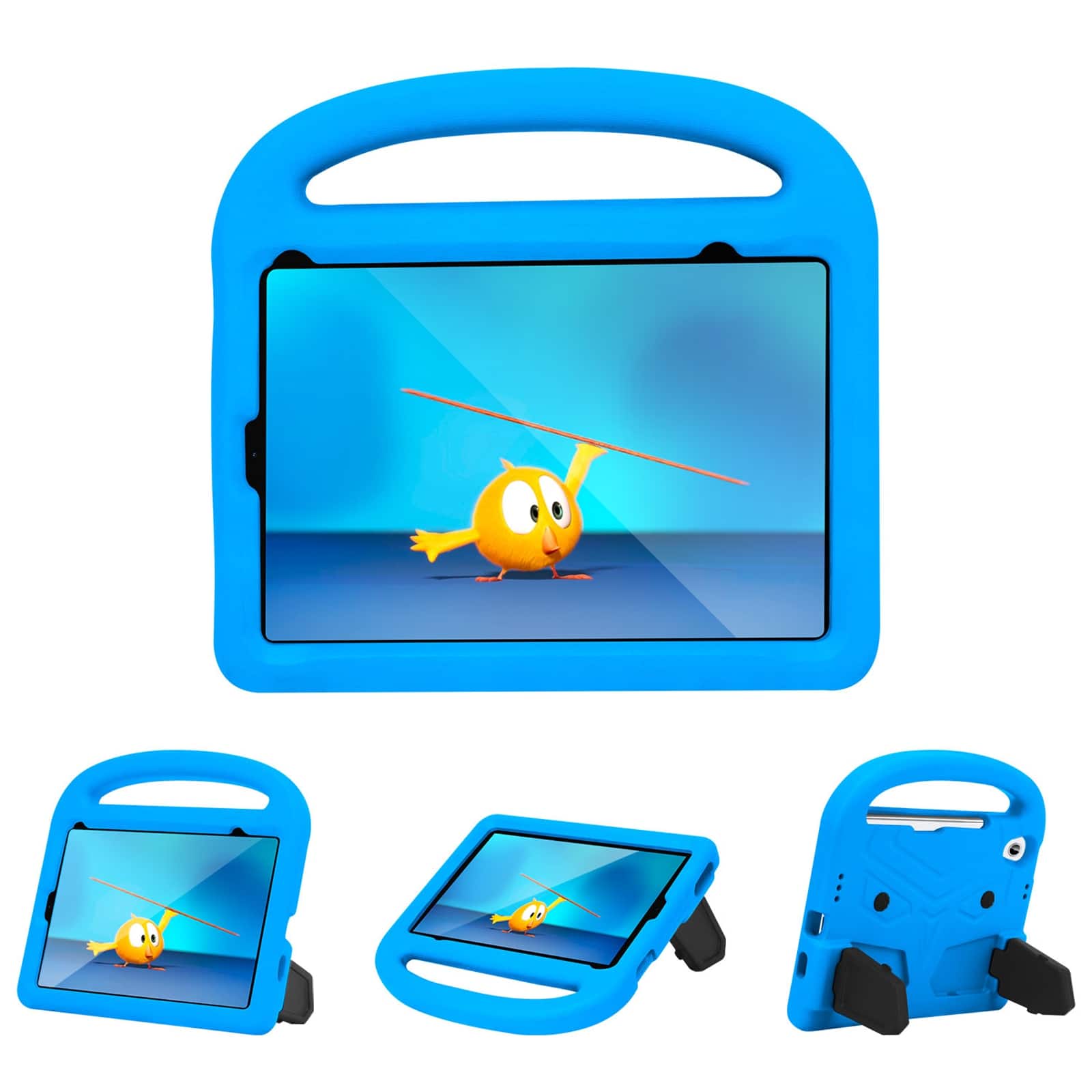 UUCOVER - Kids Case for iPad mini (A17 Pro) 8.3-inch 2024 / iPad mini 6th Gen 2021,Shockproof EVA Case Handle Kickstand Cover - Blue