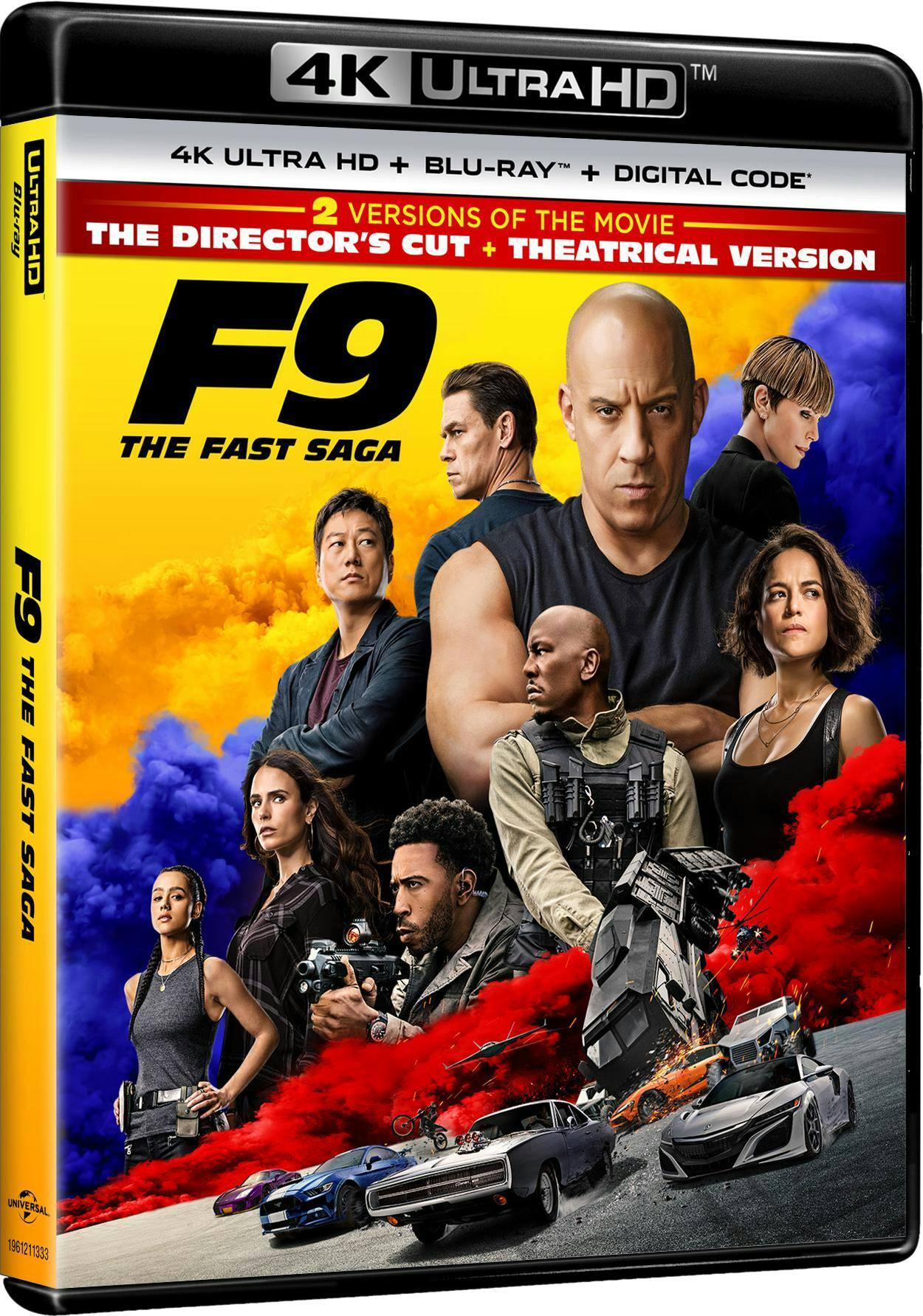 Angle. F9: The Fast Saga   - 4K Blu-Ray.