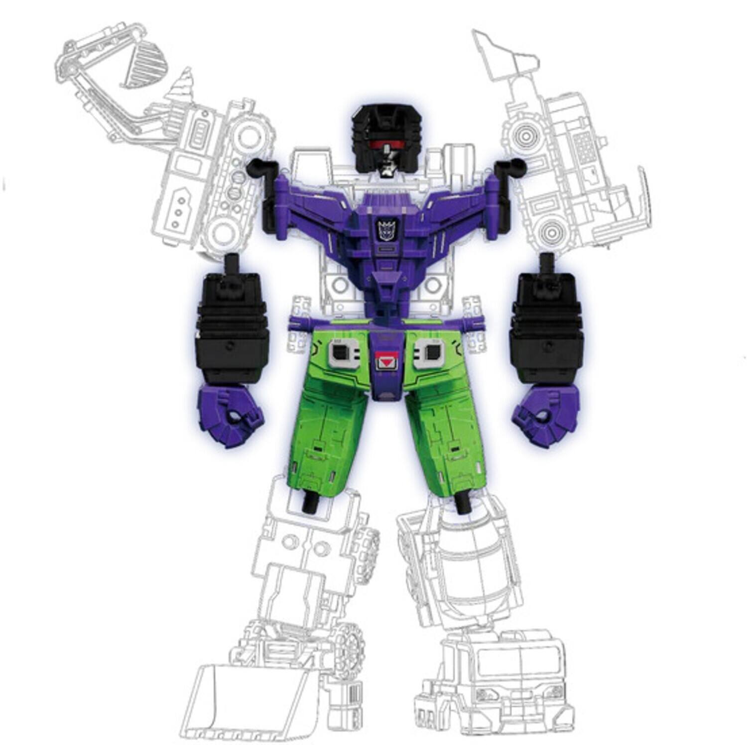 Alt View 1. PopMarket - Blokees - Transformers - Defender Version - Devastator Combining Accessory   - COLLECTIBLES - Multicolor.