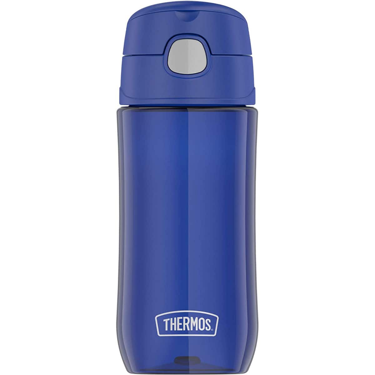 Thermos - 16 oz. Kid's Funtainer Plastic Water Bottle w/ Spout Lid - Blueberry
