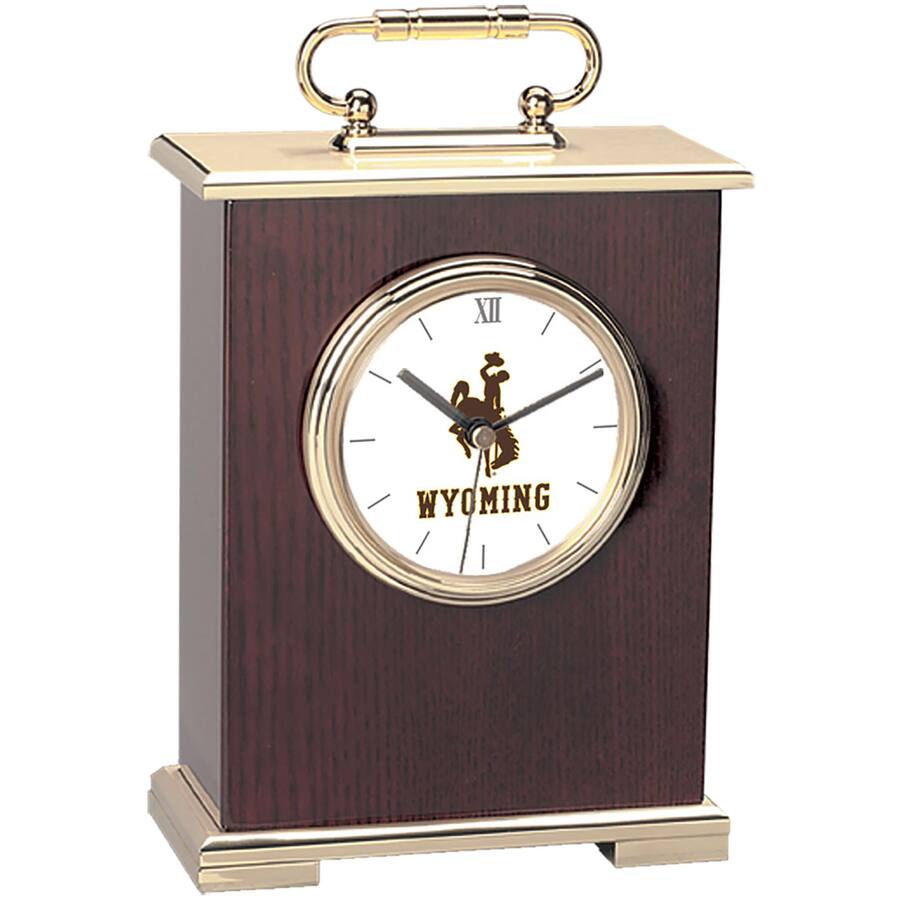 Jardine Wyoming Cowboys Carriage Clock Gold 201198191 - Best Buy