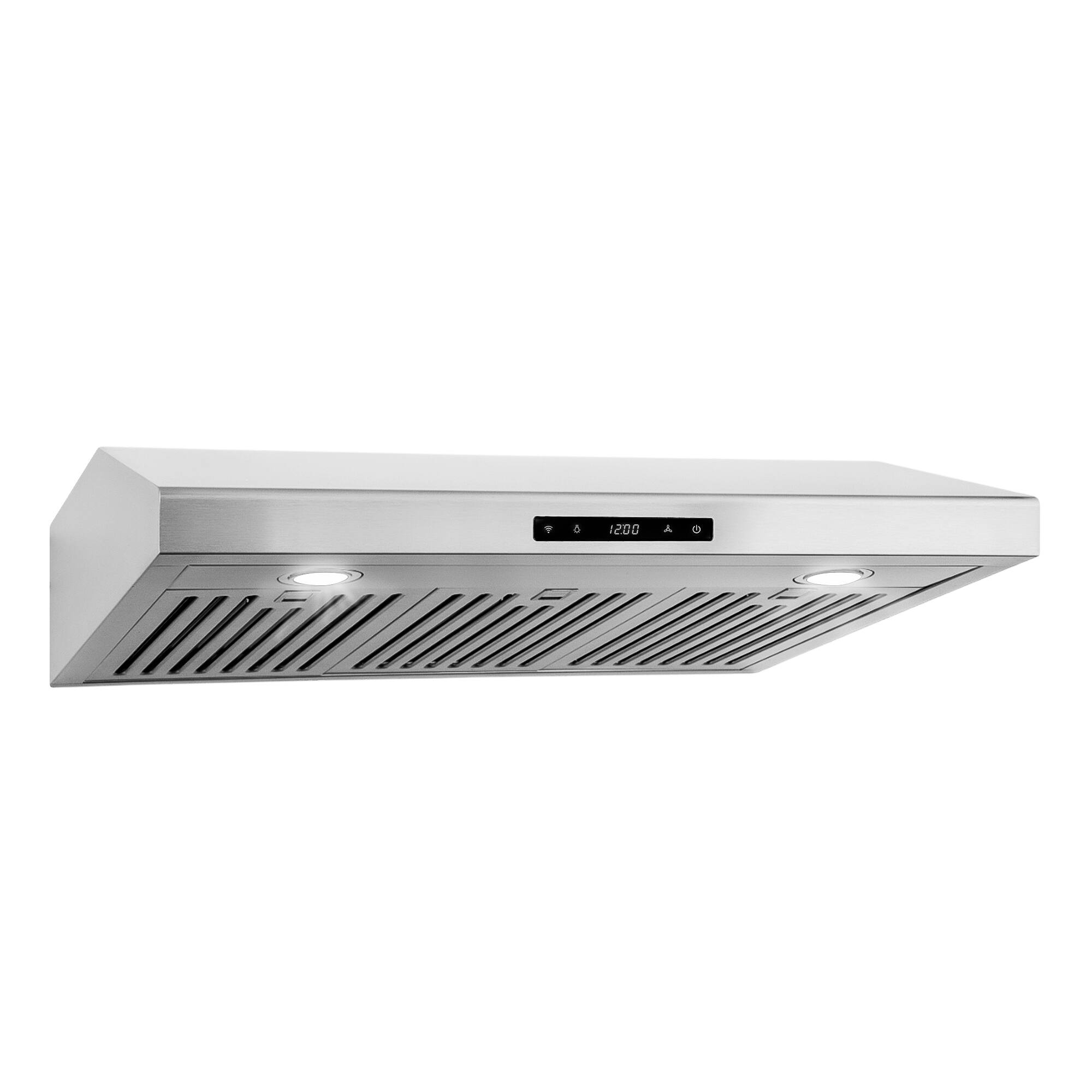 Alt View 1. COSMO - COS-KS6U30 30 in. Haven Collection 500 CFM Ducted Under Cabinet Range Hood, Touch Controls, LED Lights - Stainless Steel.